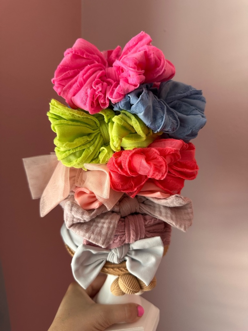 Rockin Royalty & Baby/ Toddler 34 Piece Spring/ Summer Color Headband Bundle Set
